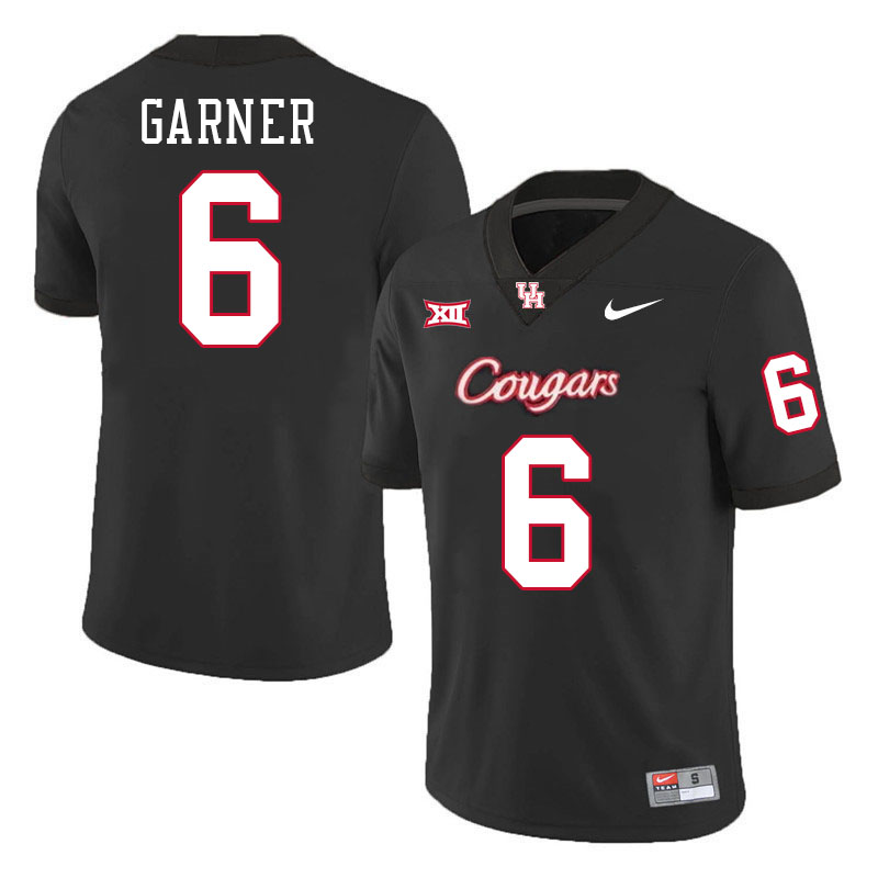 Jalen Garner Houston Cougars Jersey,Houston Cougars #6 Jalen Garner Jersey Youth College Uniforms-Bl